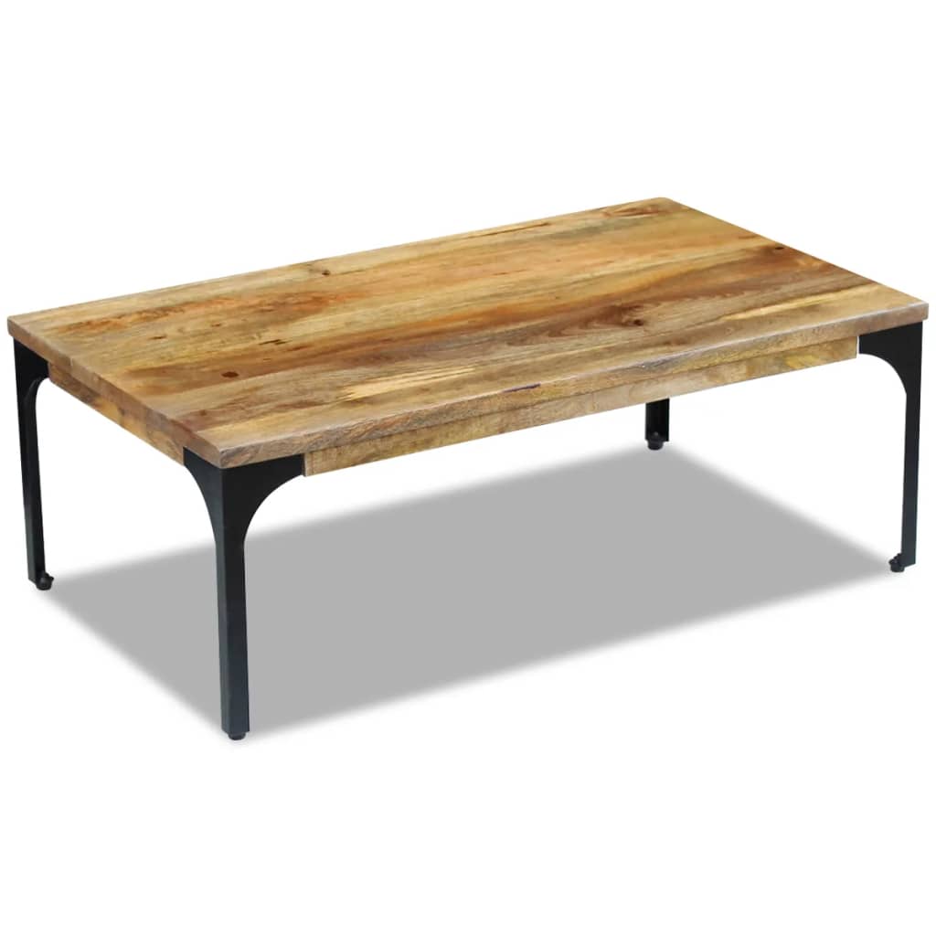 Couchtisch 100x55x35 cm Massivholz Mango