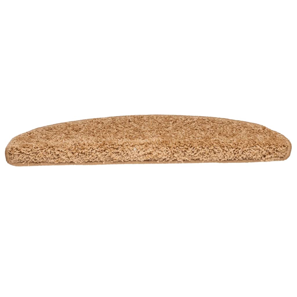 Stufenmatten 15 Stk. 56x17x3 cm Grau Halbrund