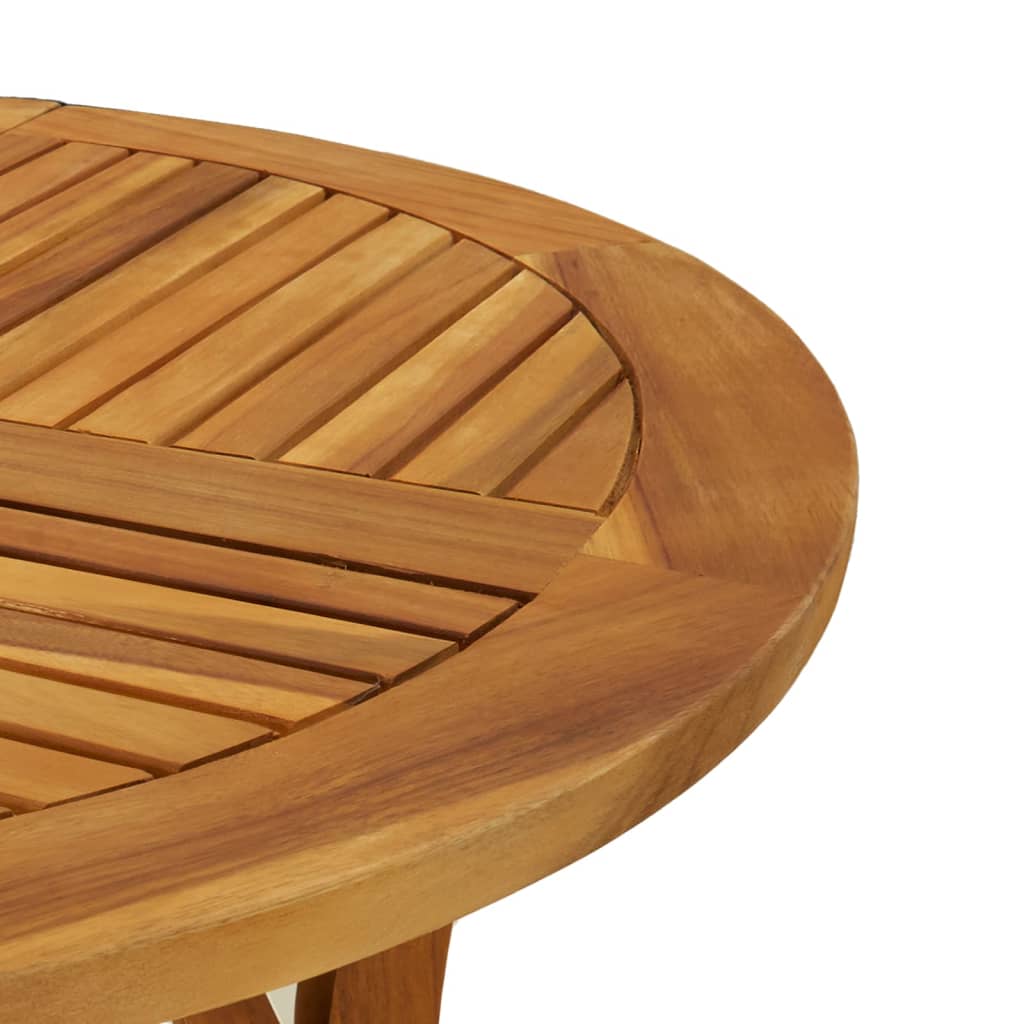 Gartentisch 85x85x75 cm Massivholz Akazie