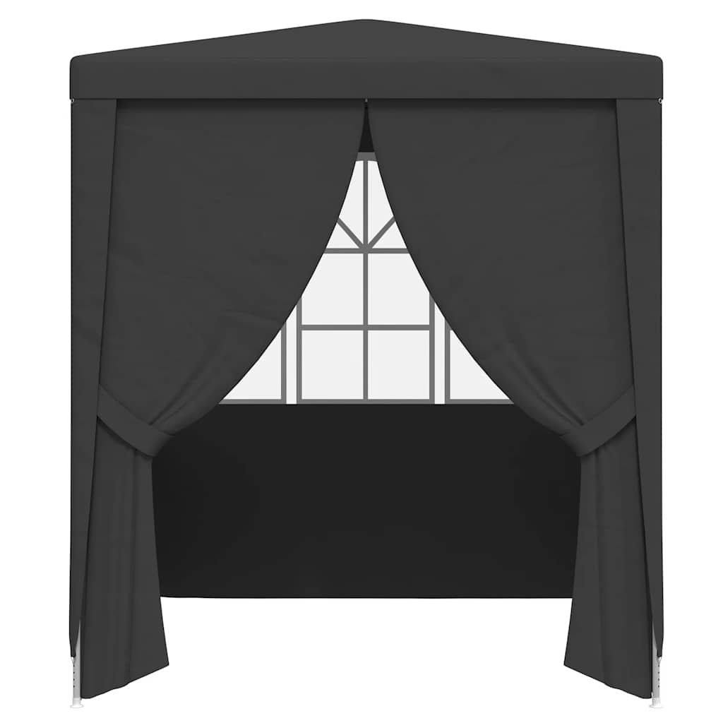 Party-Zelt Rot 200 x 200 x 240 cm PE und Stahl