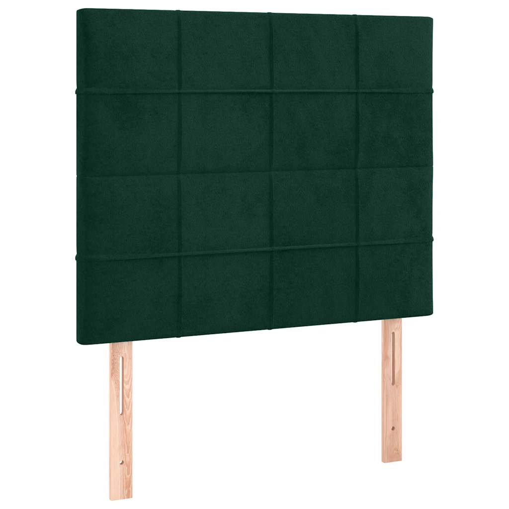 Kopfteil Hellgrau 80x5x118/128 cm Samt