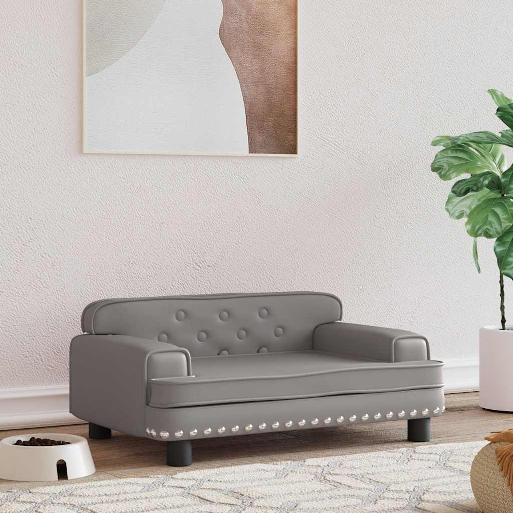 Hundebett Rosa 90x53x30 cm Samt