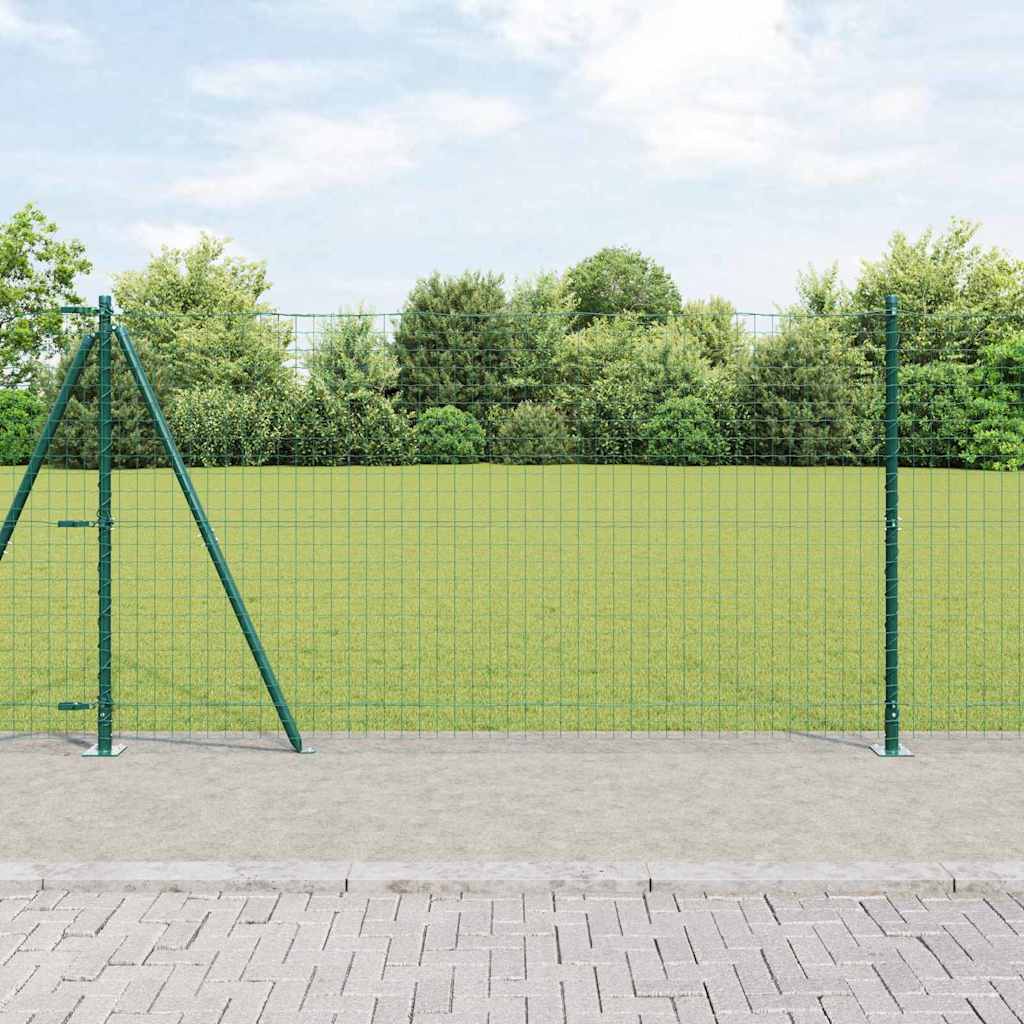 Zaunpfosten zum Einbetonieren 26 Stk. Grün