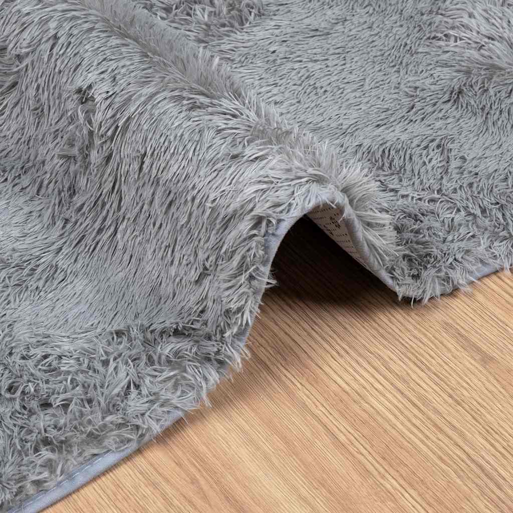 Teppich Shaggy Hochflor NAVARRA Beige 60x100 cm Polyester