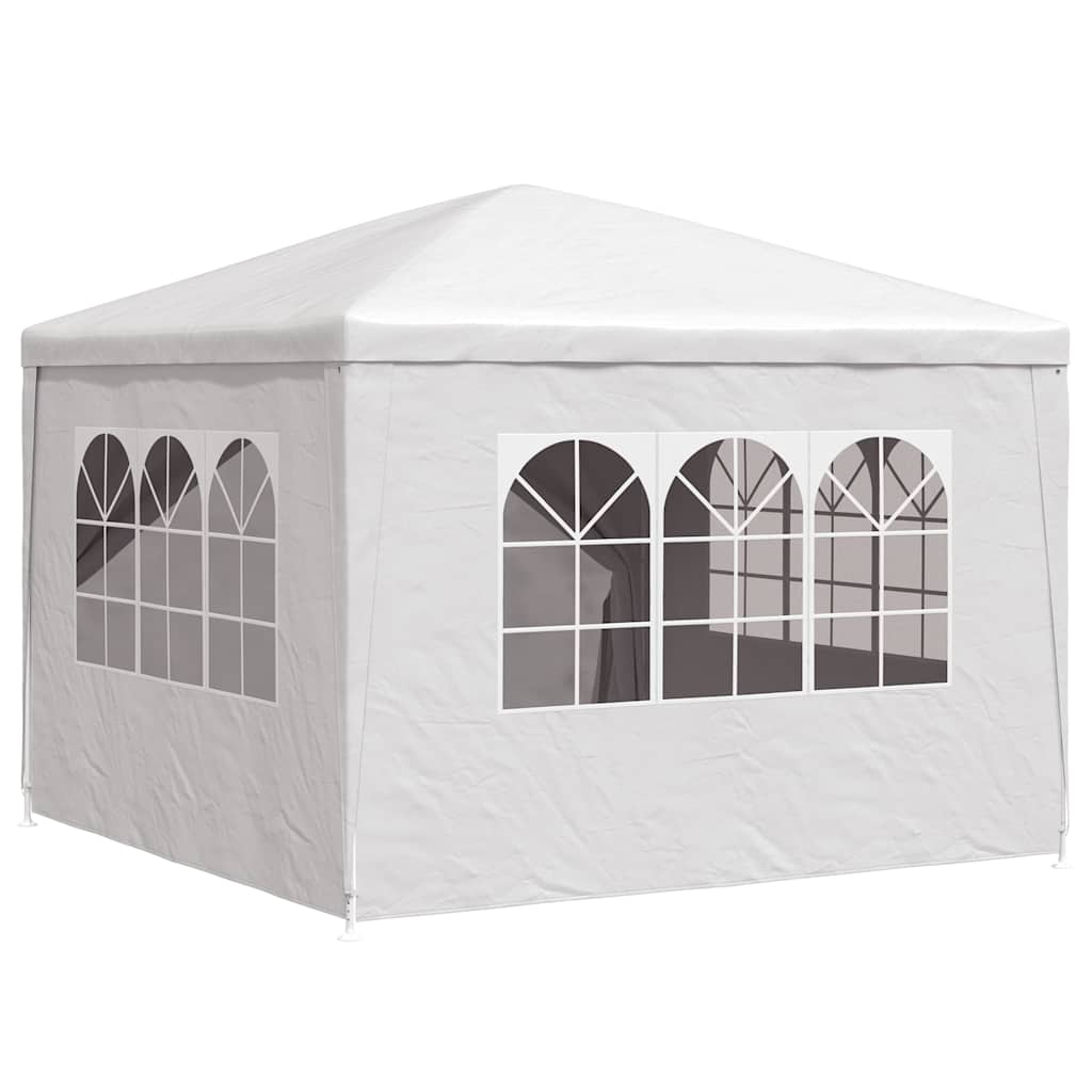 Party-Zelt 400 x 300 x 255 cm Rot PE und Stahl