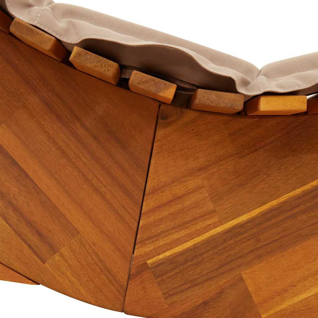 Schaukelstühle Sonnenliegen 2 Stk. Akazienholz