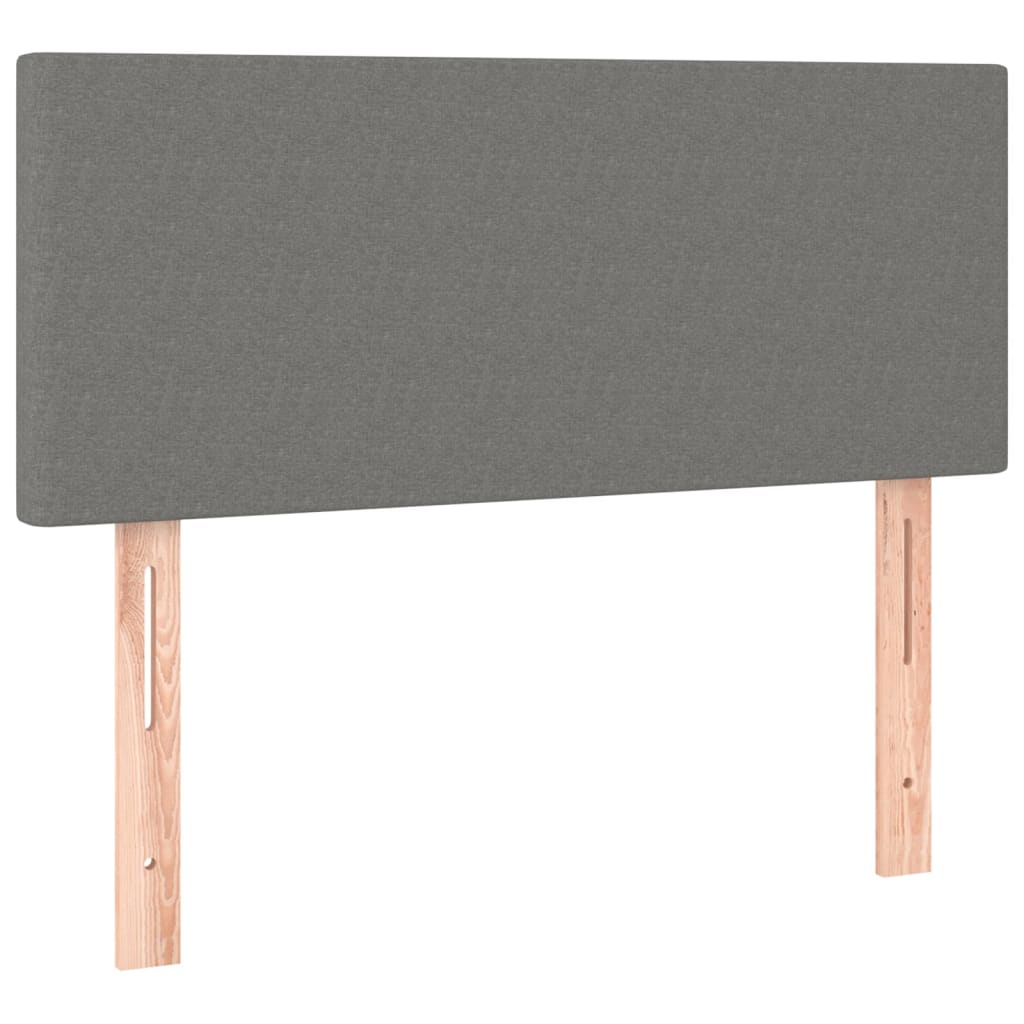 Kopfteil Hellgrau 80x5x118/128 cm Stoff