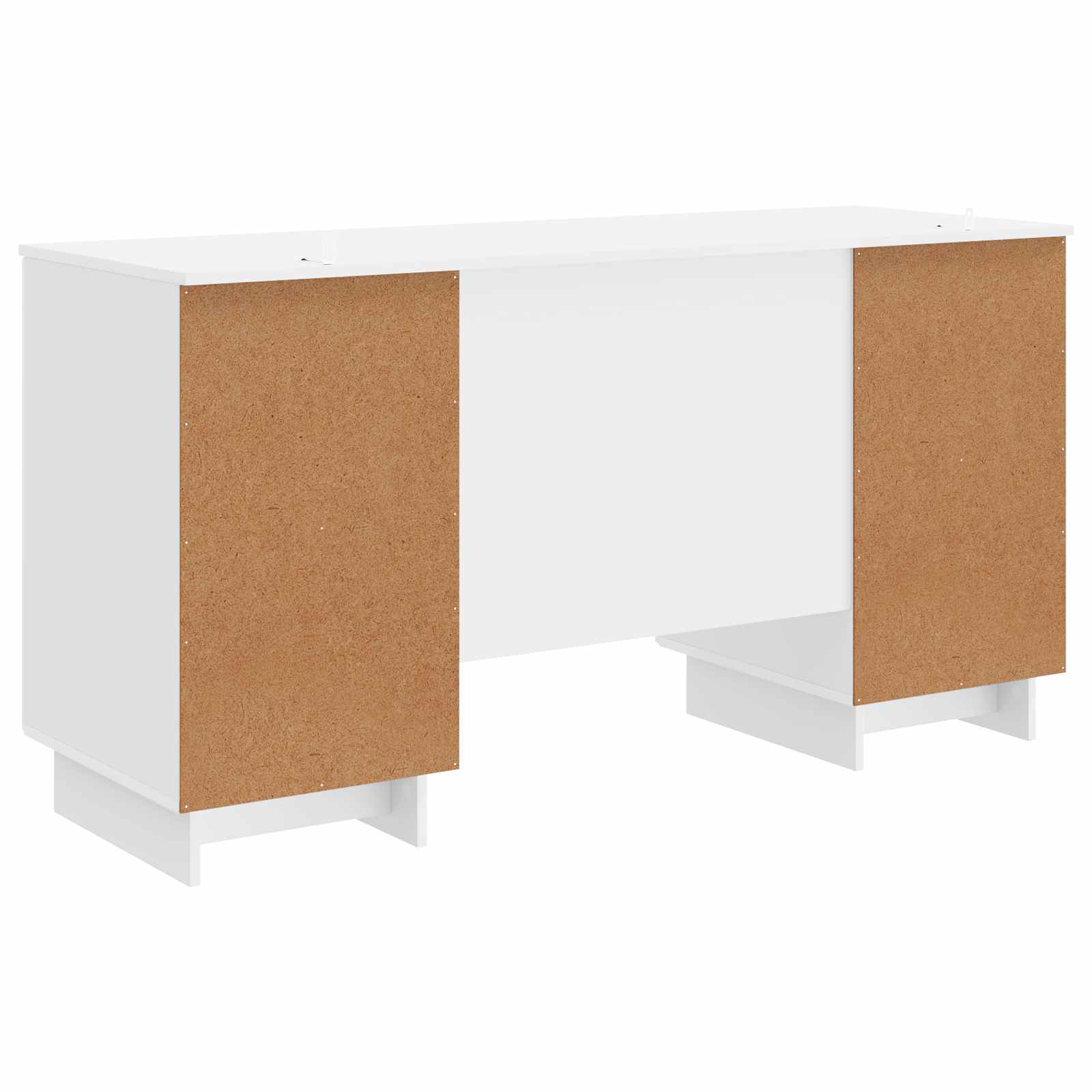 Schreibtisch Schwarz Holzwerkstoff 142,5 x 50 x 75 cm