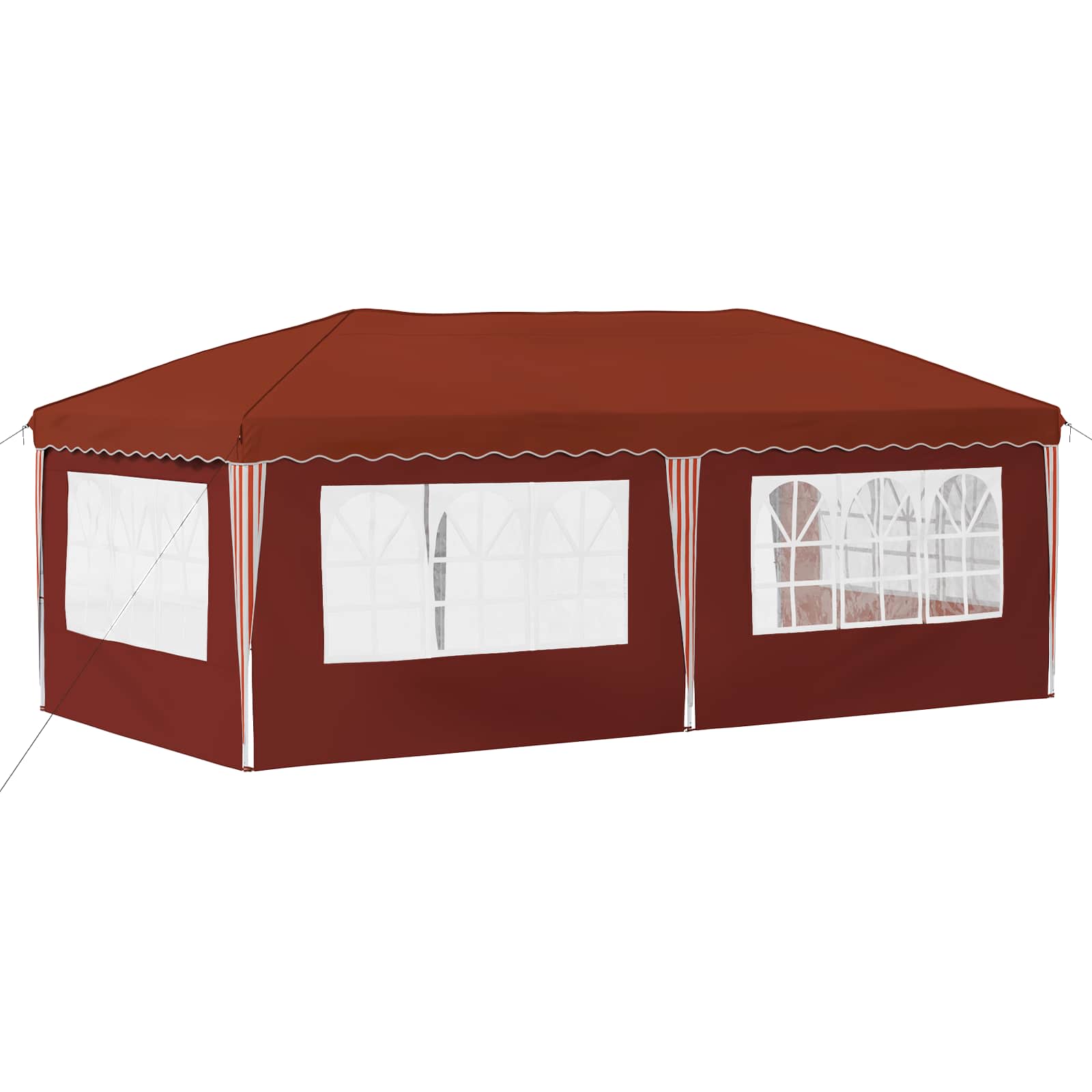 Pop-up Partyzelt 575 x 290 x 245 cm Creme
