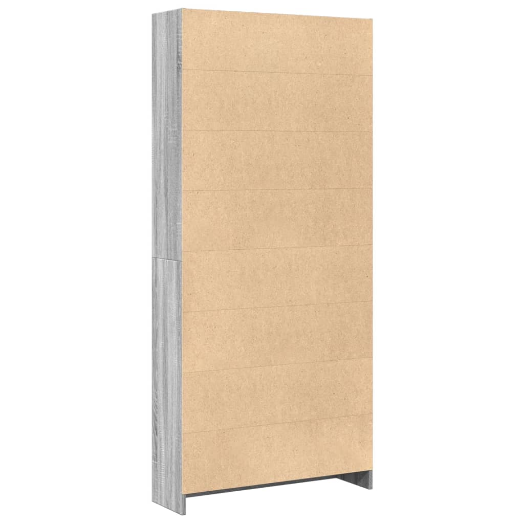 Bücherregal Weiß 40x24x75 cm Holzwerkstoff