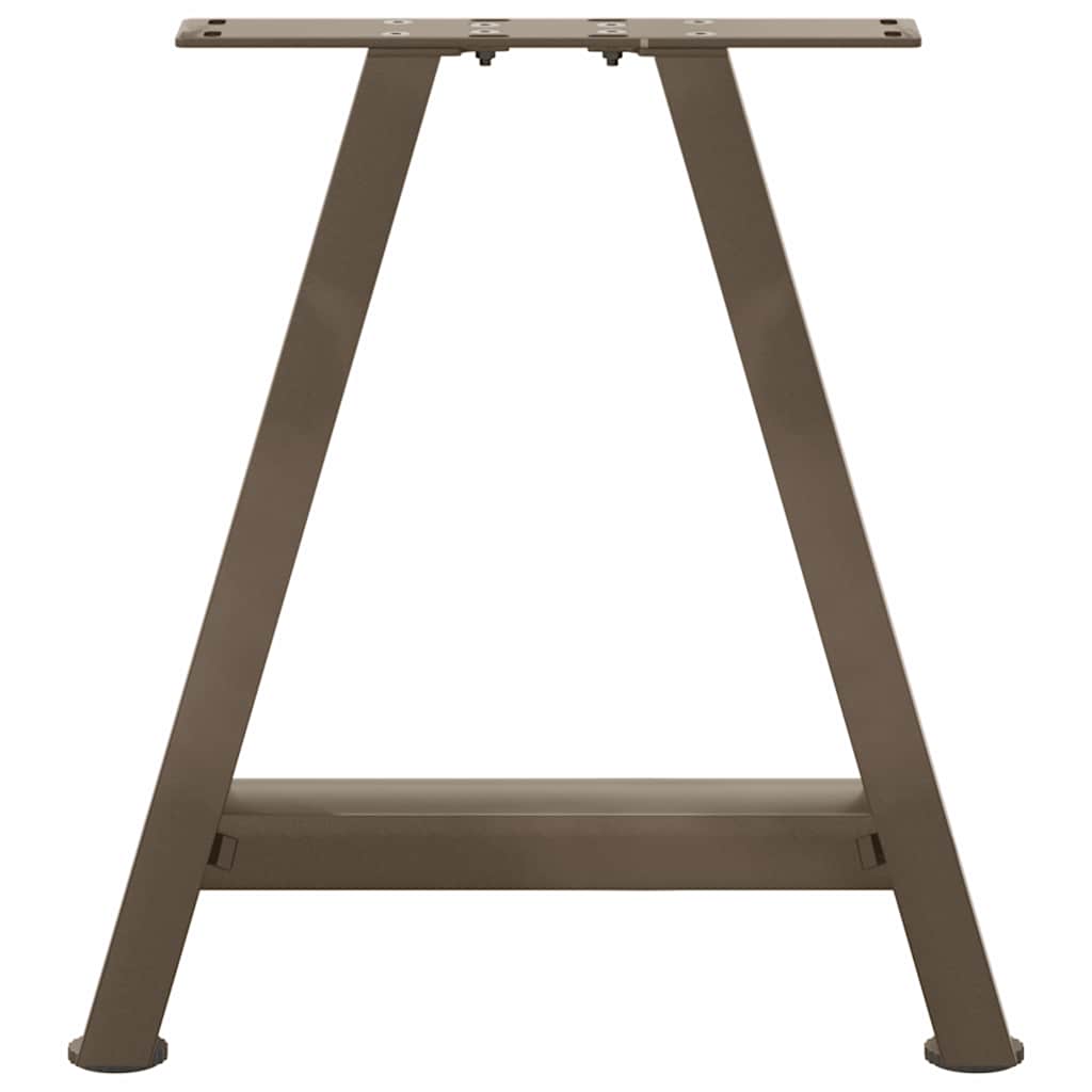 Couchtischbeine A-Form 2 Stk. 30x(30-31) cm Stahl