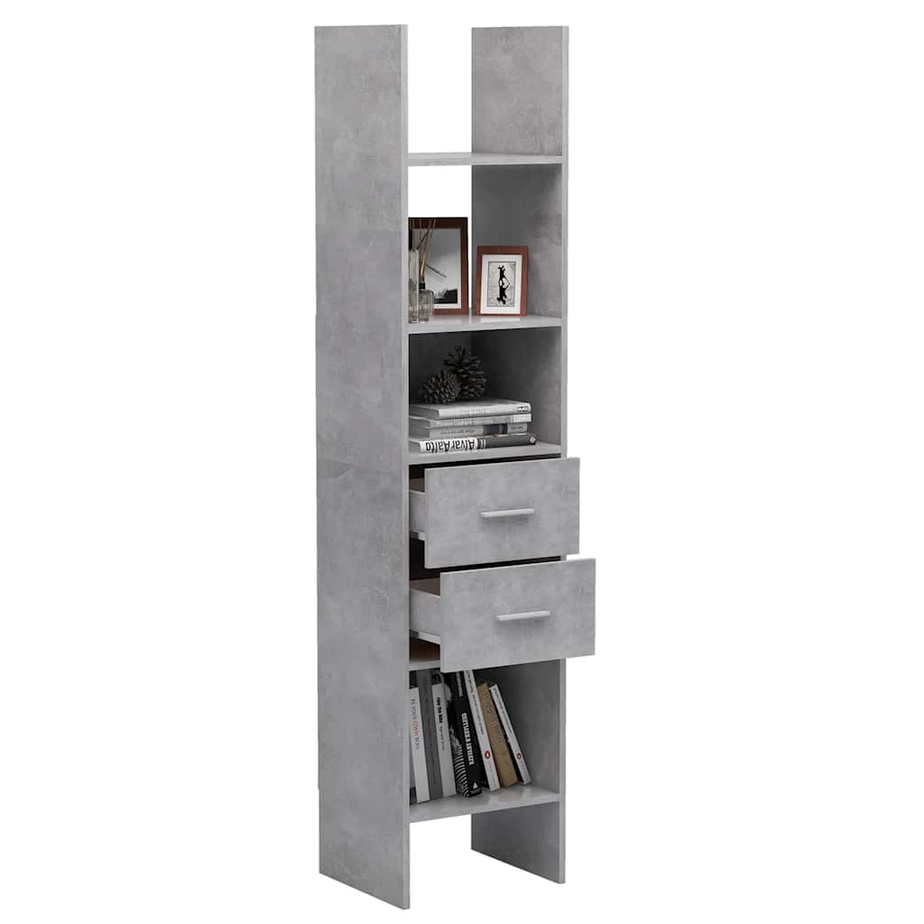 Bücherregal Weiß 40x35x180 cm Holzwerkstoff