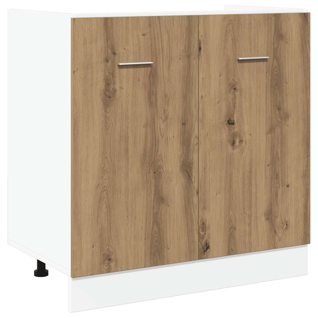 Unterschrank Lyon Weiß 60x46x81,5 cm Holzwerkstoff