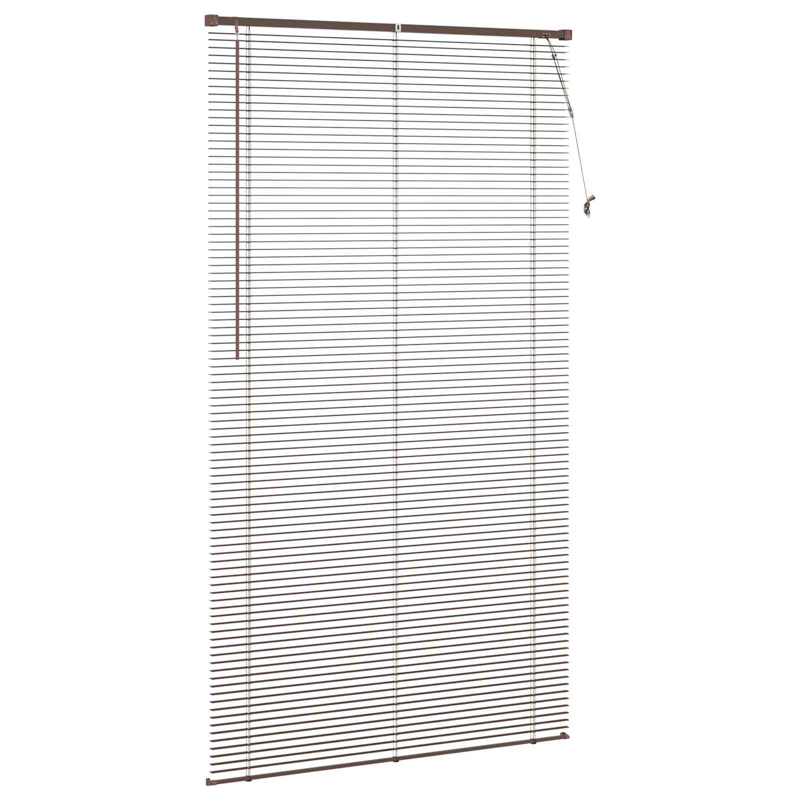 Jalousie Silber Grau 150 x 40 cm 25 mm PVC