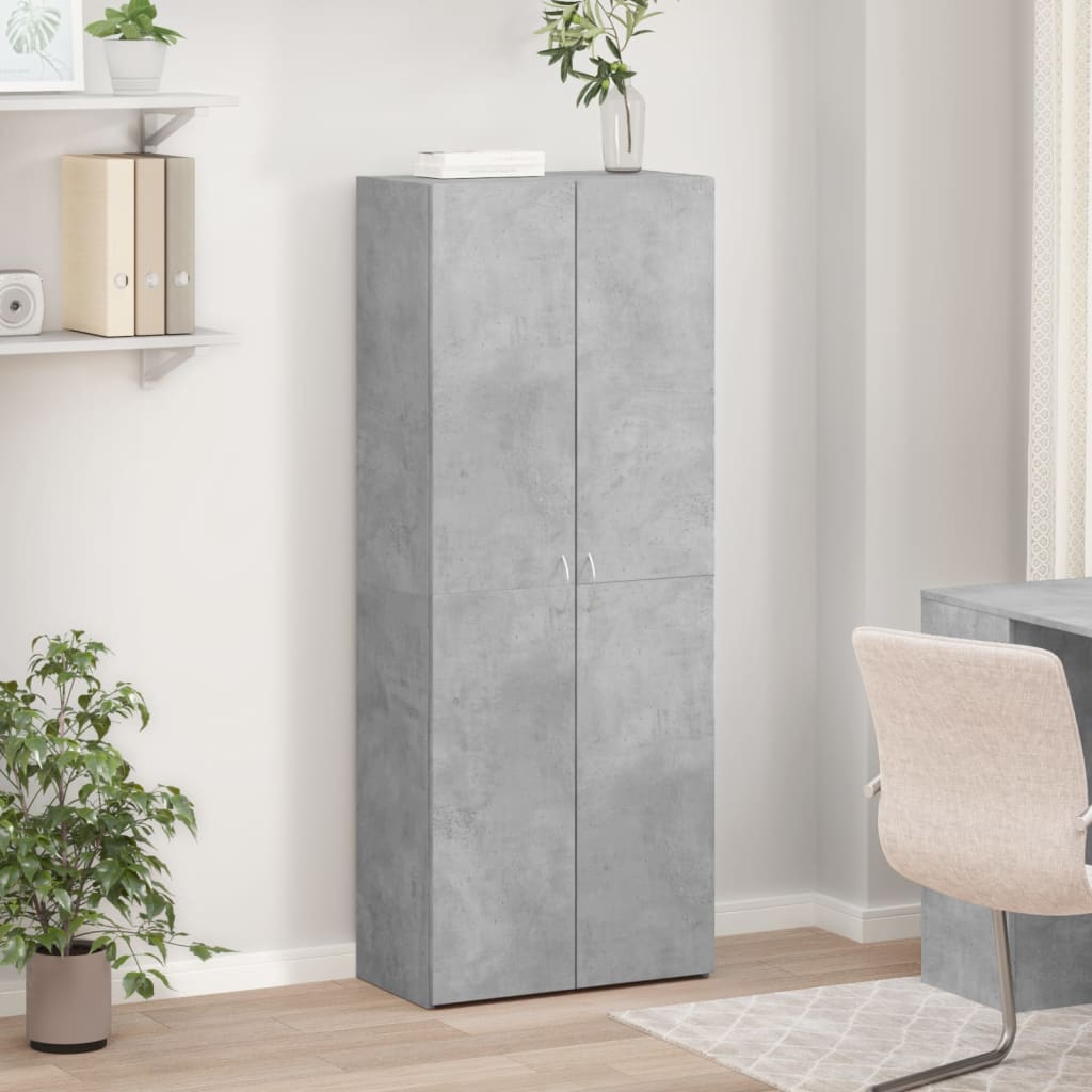 Aktenschrank Weiß 60x32x153 cm Holzwerkstoff