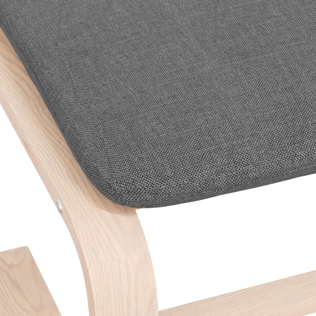 Fußhocker Creme 51x41x40 cm Stoff