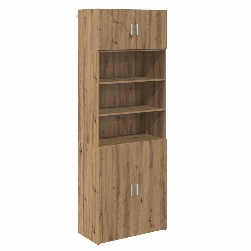 Aufbewahrungsschrank Altholz 80 x 42,5 x 225 cm Holzwerkstoff