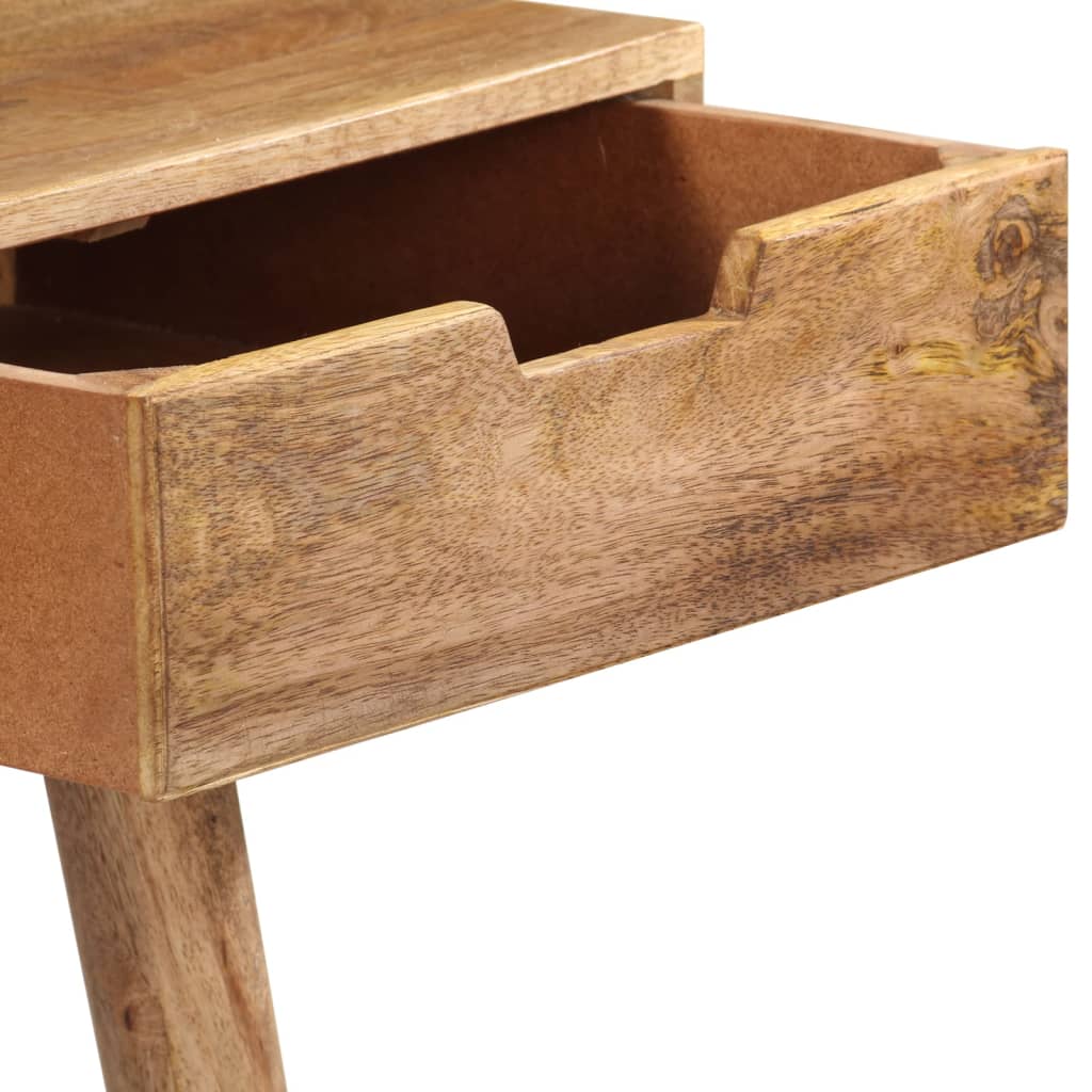 Schminktisch mit Spiegel 112x45x76 cm Akazie Massivholz