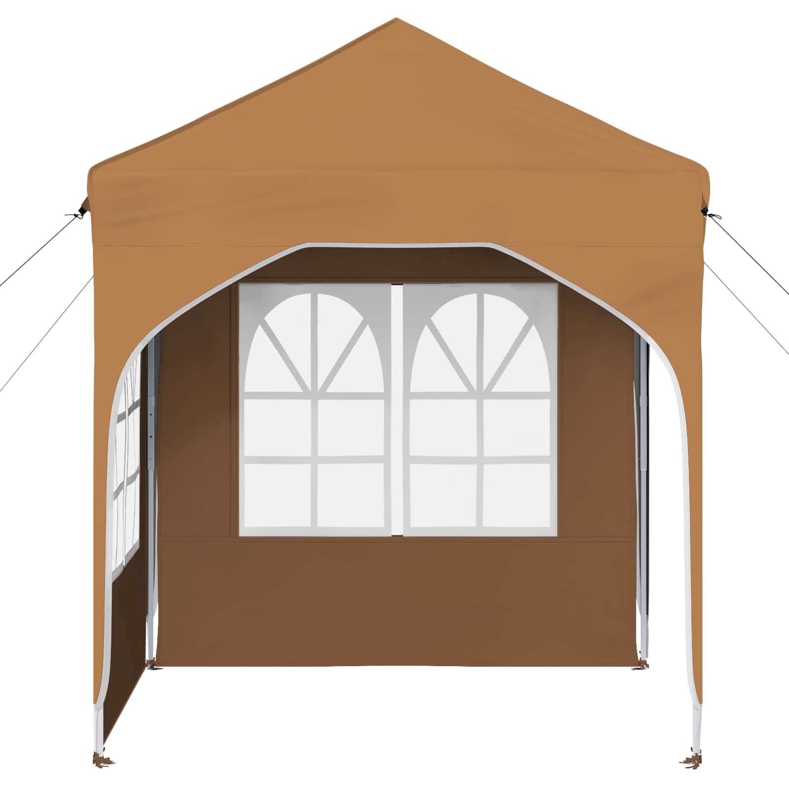 Pop-up Partyzelt 194 x 194 x 245 cm Creme