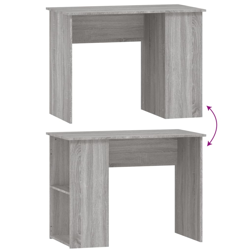 Schreibtisch Weiß 100x55x75 cm Holzwerkstoff