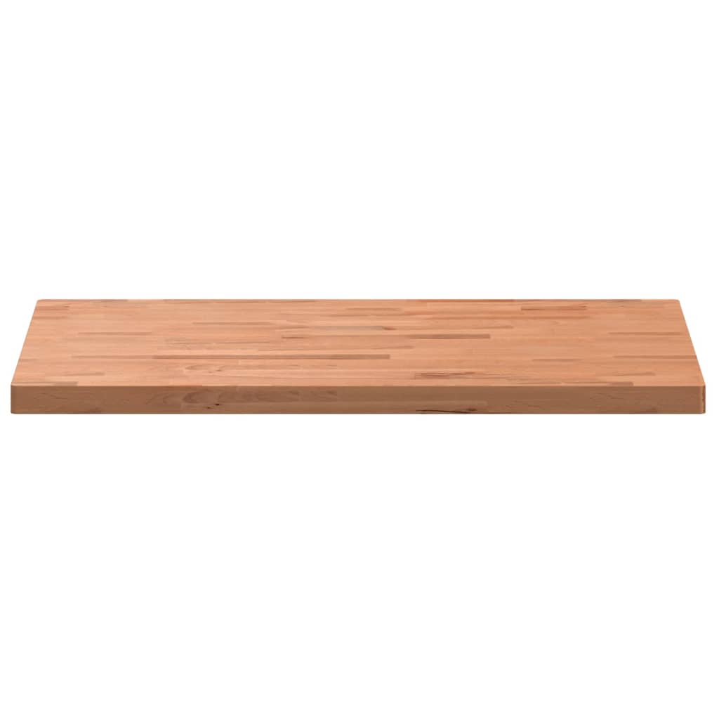 Tischplatte 80x40x1,5 cm Rechteckig Massivholz Buche