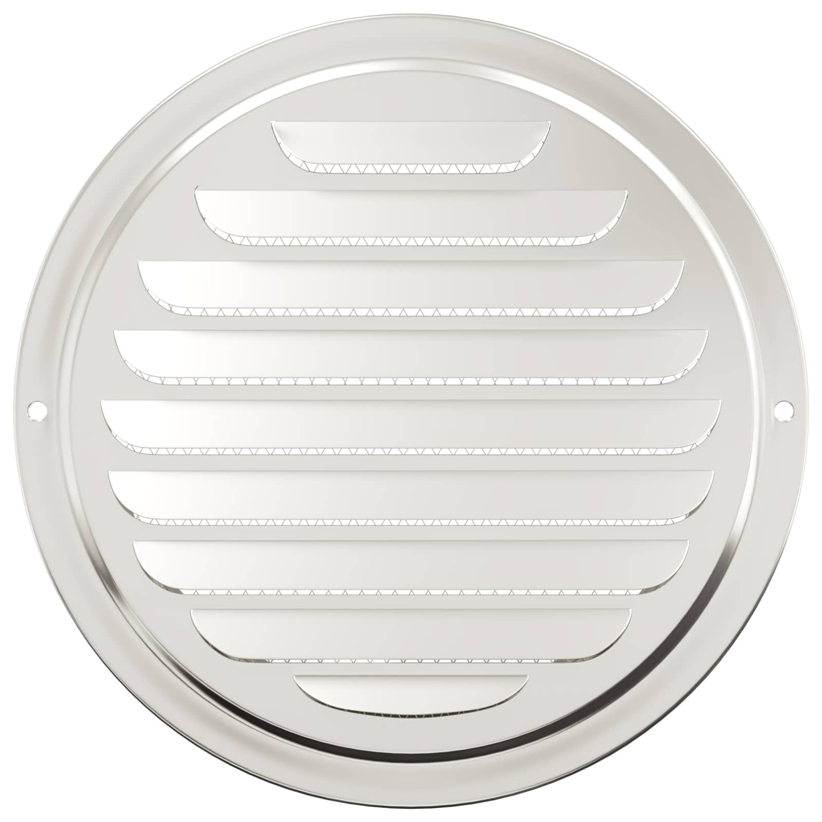Lüftungsgitter 4 pcs Silber 80 mm Edelstahl