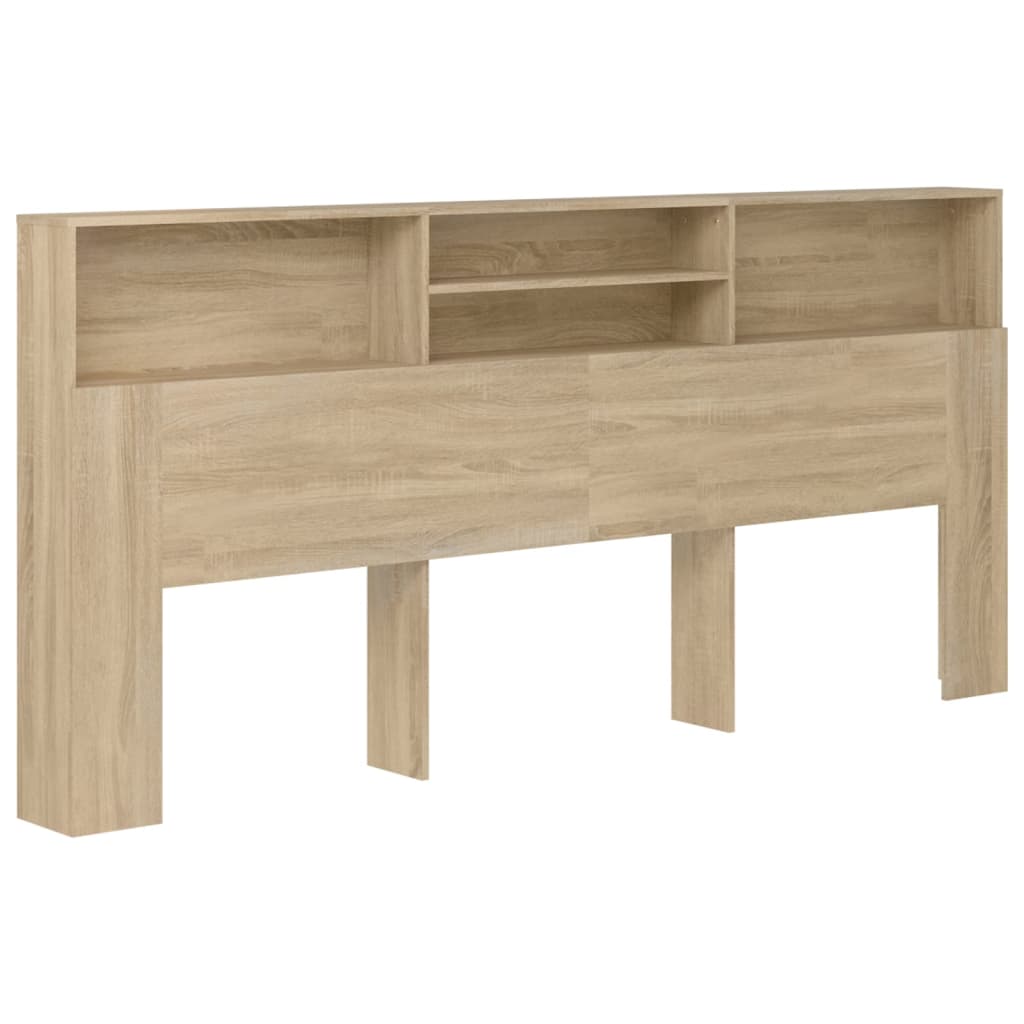 Bett-Kopfteil mit Ablagen Weiß 100x19x103,5 cm