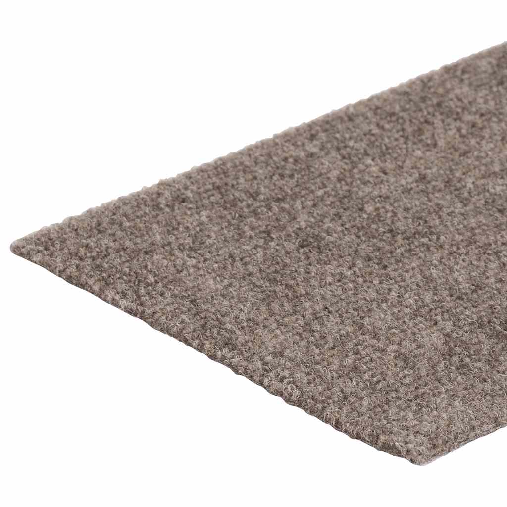 Stufenmatten Selbstklebend 15 Stk. 60x25 cm Hellbraun Rechteckig