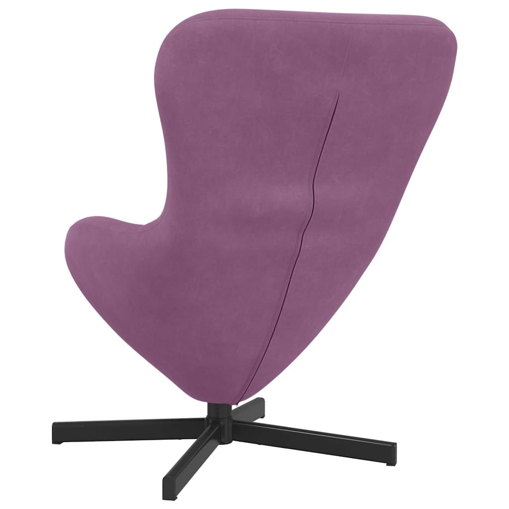 Eiersessel Blau 63 x 73 x 90 cm Samt