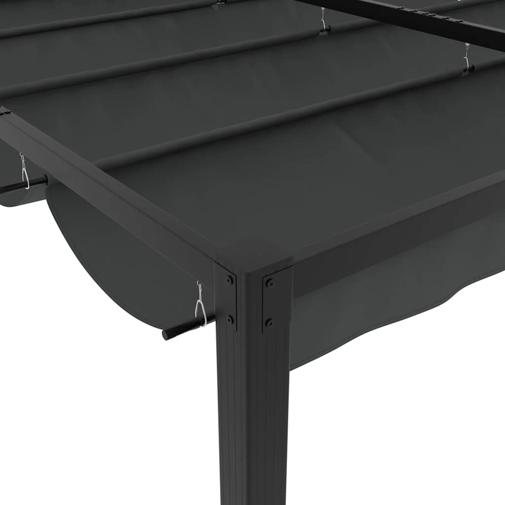 Pavillon mit Netzwände Creme 3x3 m Stahl