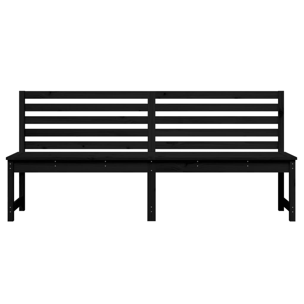 Gartenbank 109 cm Massivholz Kiefer
