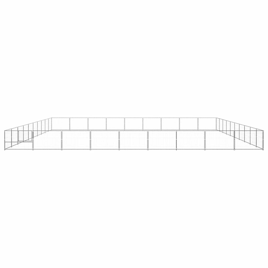 Hundezwinger Schwarz 4 m² Stahl