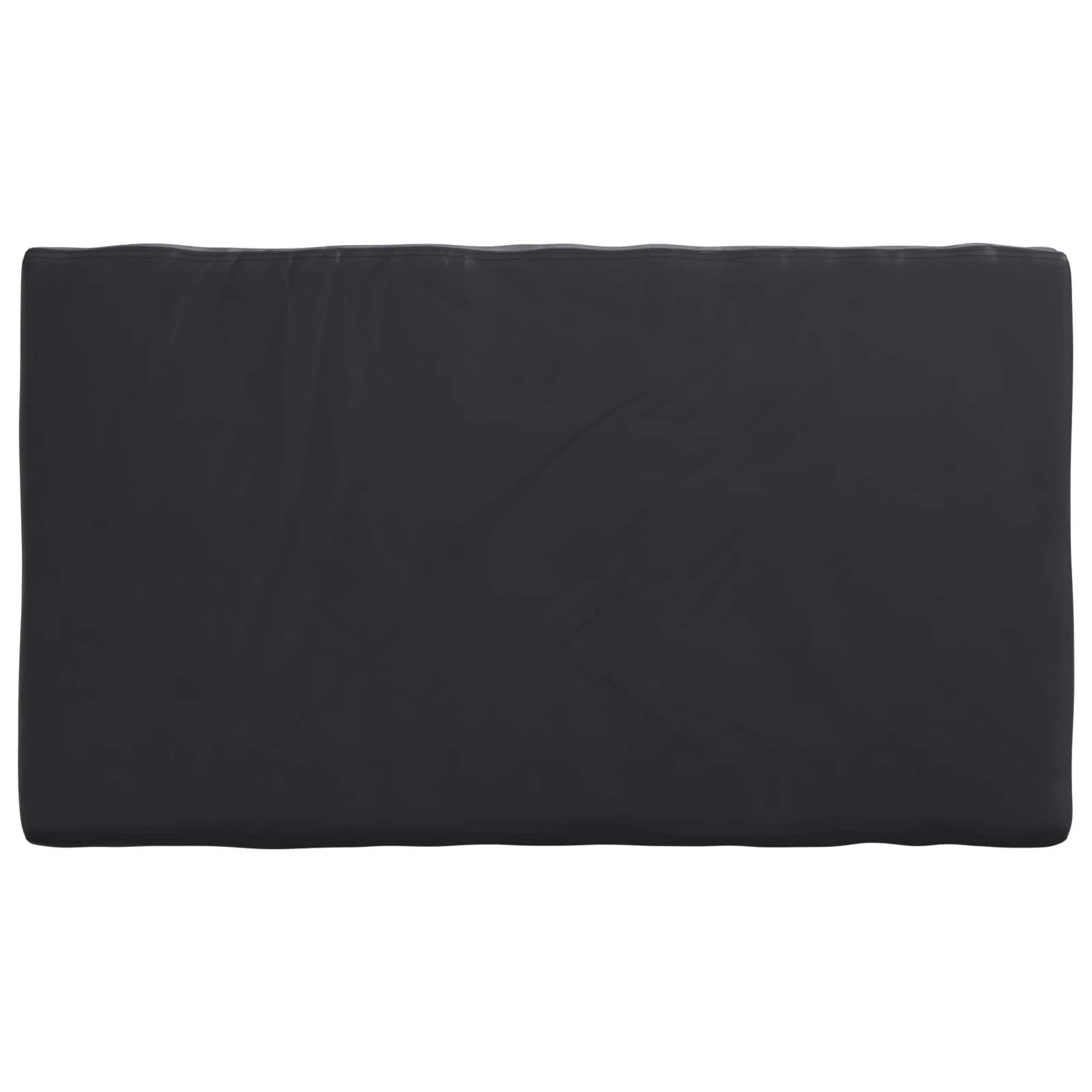 Tischdecken Uni Schwarz 122 x 72 x 15 cm Stoff
