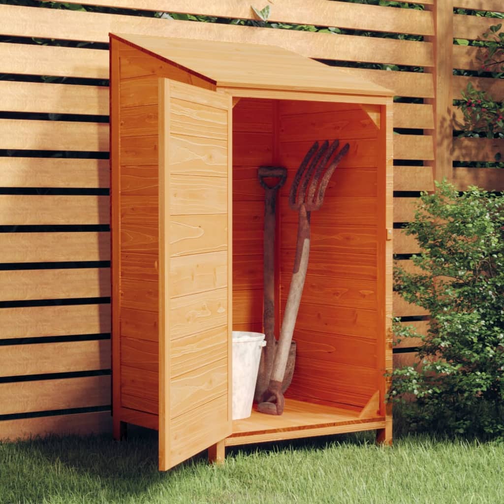 Geräteschuppen 55x52x174,5 cm Massivholz Tanne