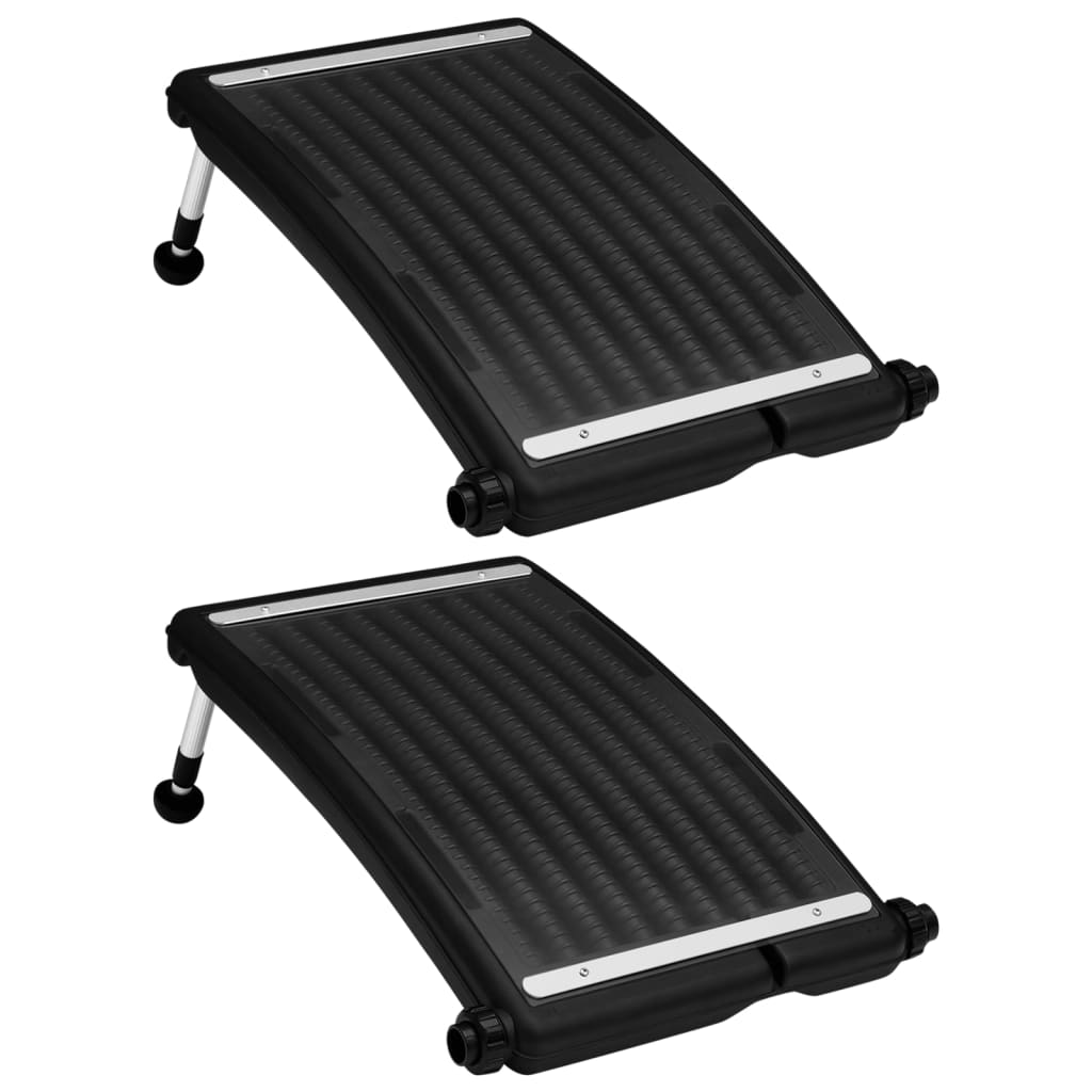 Gebogene Solar-Heizpaneele für Pool 2 Stk. 110x65 cm