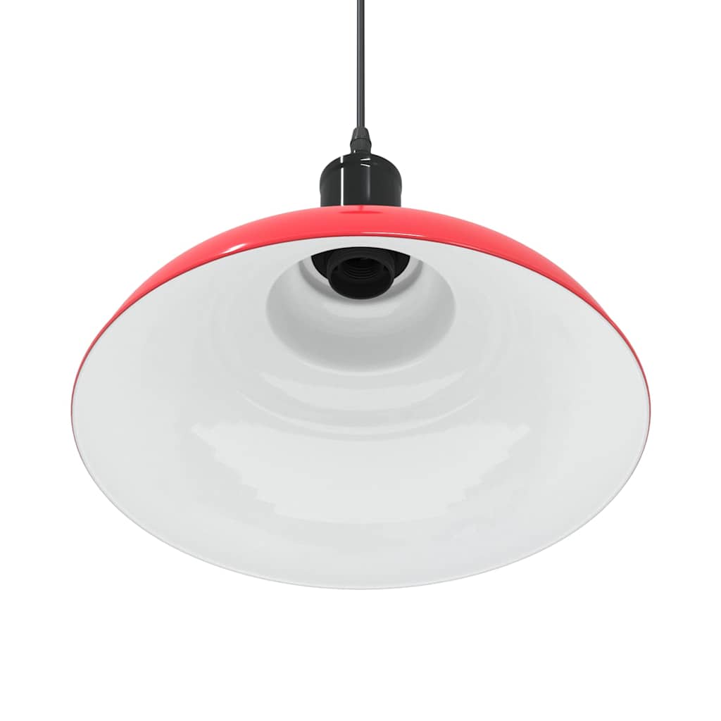 Pendelleuchte Höhenverstellbar E27 Schwarz Glänzend Ø 31 cm