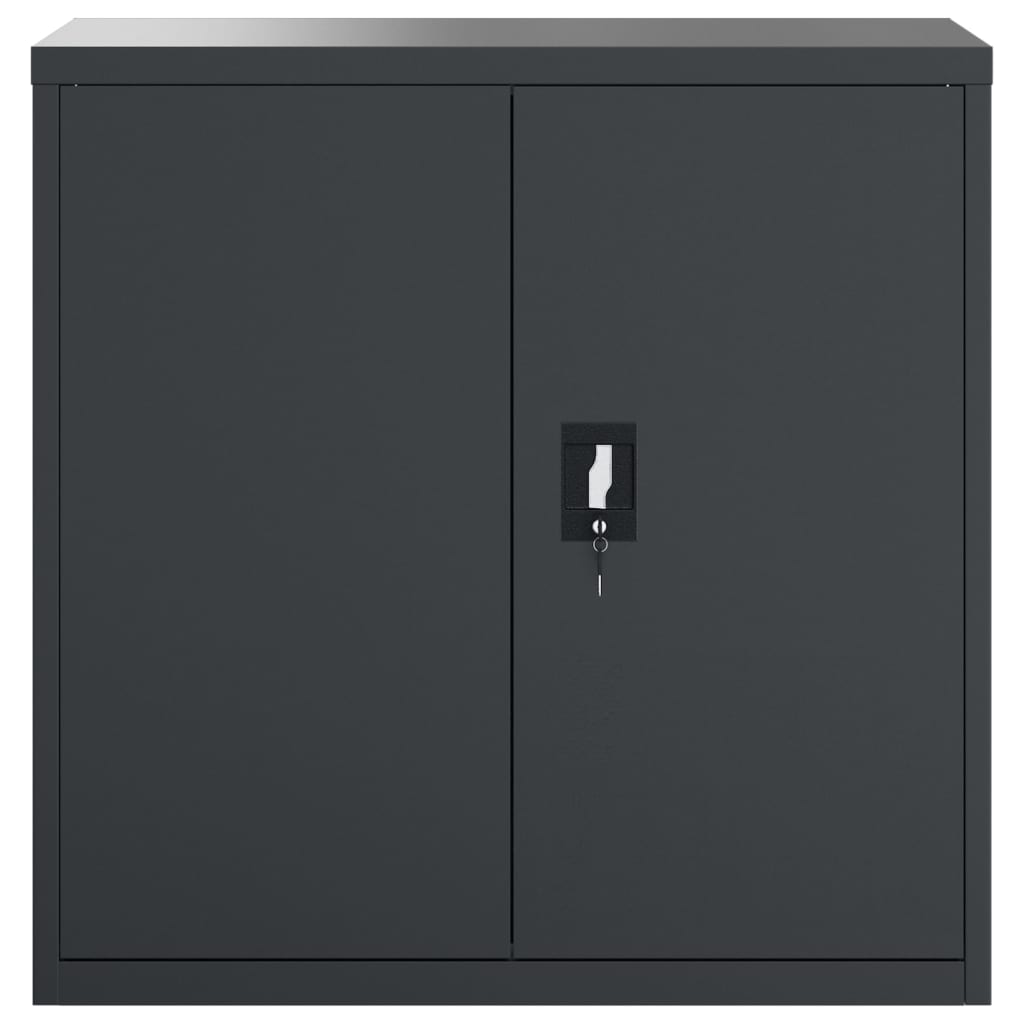 Aktenschrank Weiß 90x40x110 cm Stahl