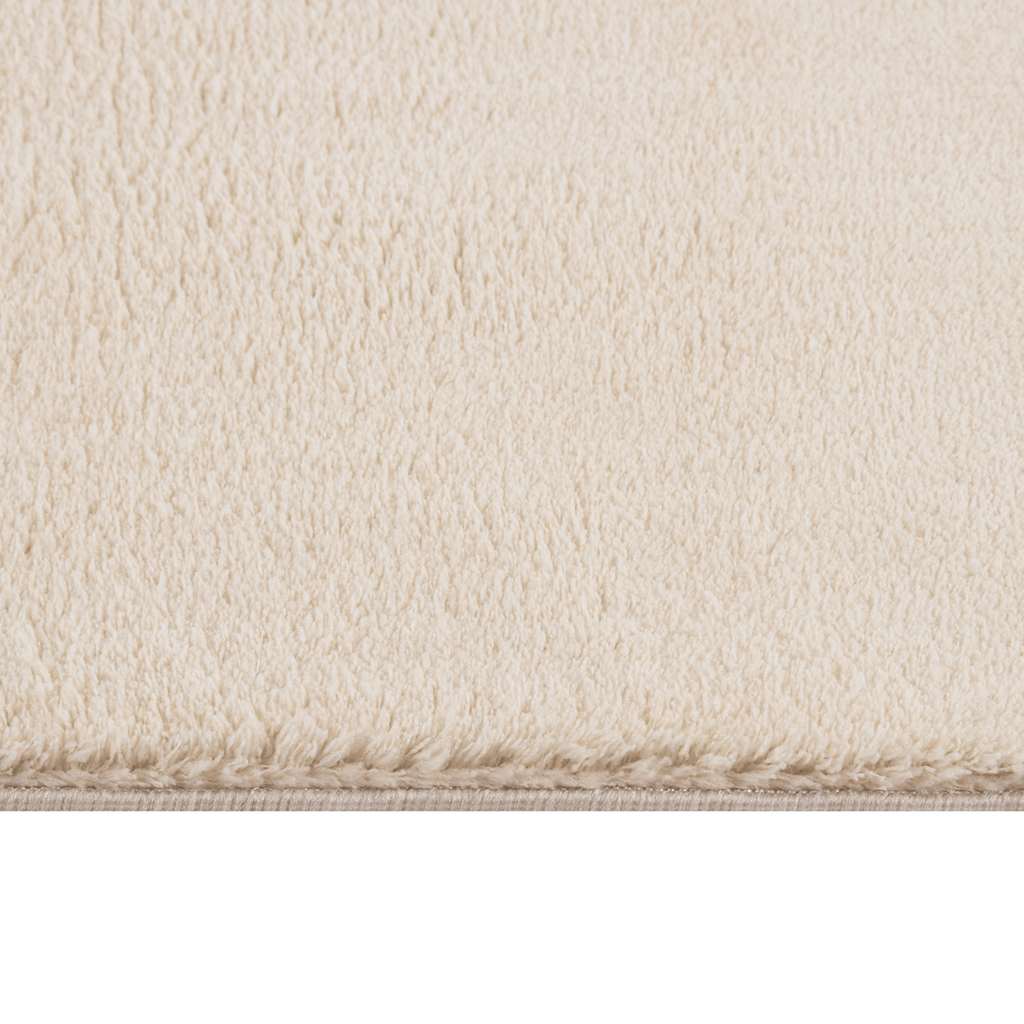 Teppich Waschbar Flauschig Kurzflor 160x230 Rutschfest Schwarz