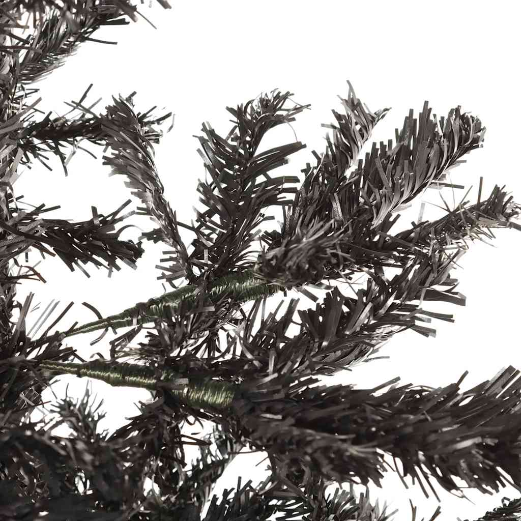 Schlanker Weihnachtsbaum Schwarz 150 cm