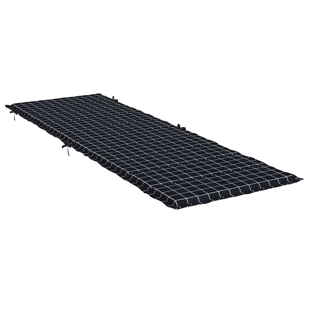 Sonnenliegen-Auflage Grau 186x58x4 cm Oxford-Gewebe