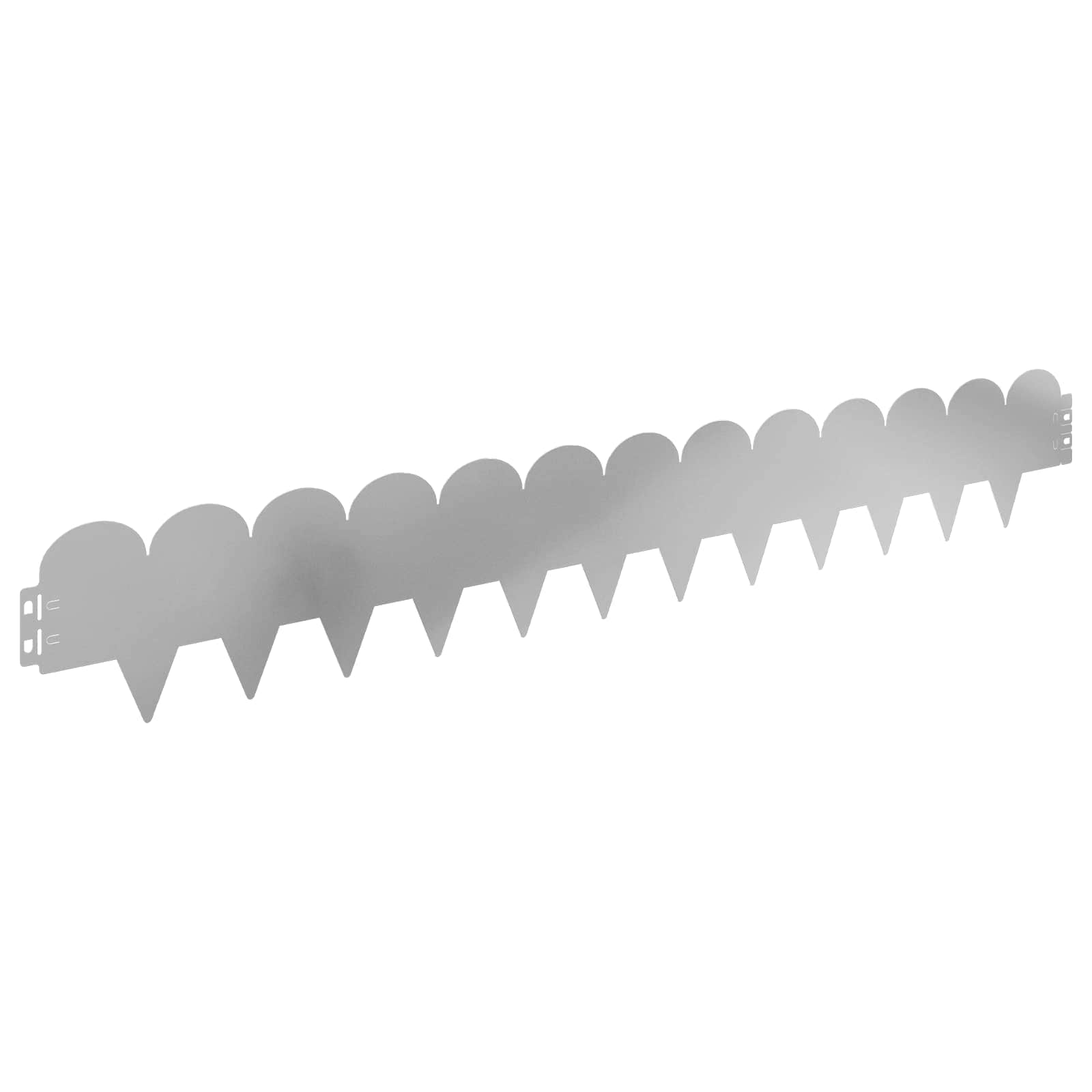 Raseneinfassung 10 pcs 103 x 15 cm Stahl Schwarz