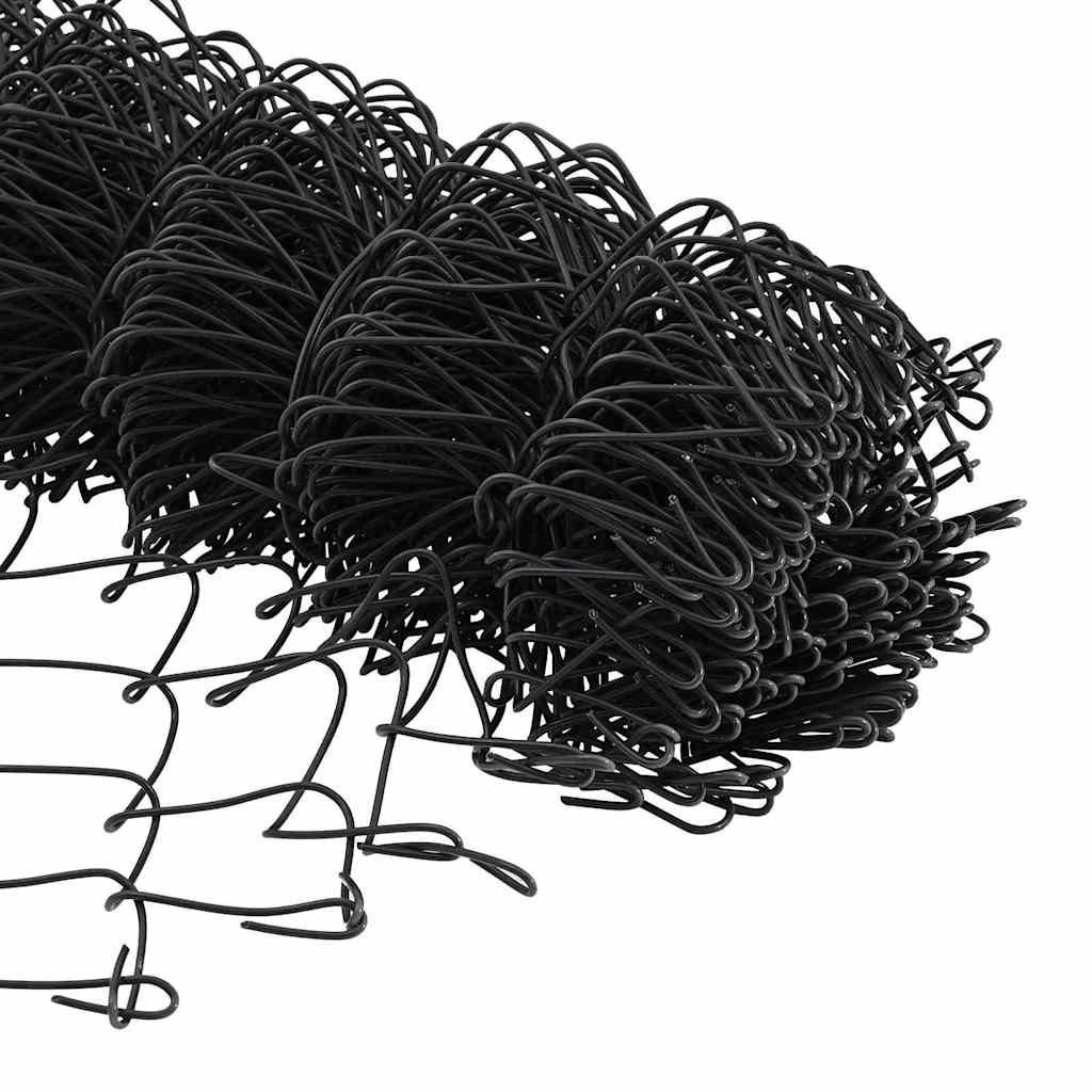 Outdoor Kettenglied-Zaun Erdfixierung 10 x 0,4 m Grün Netz