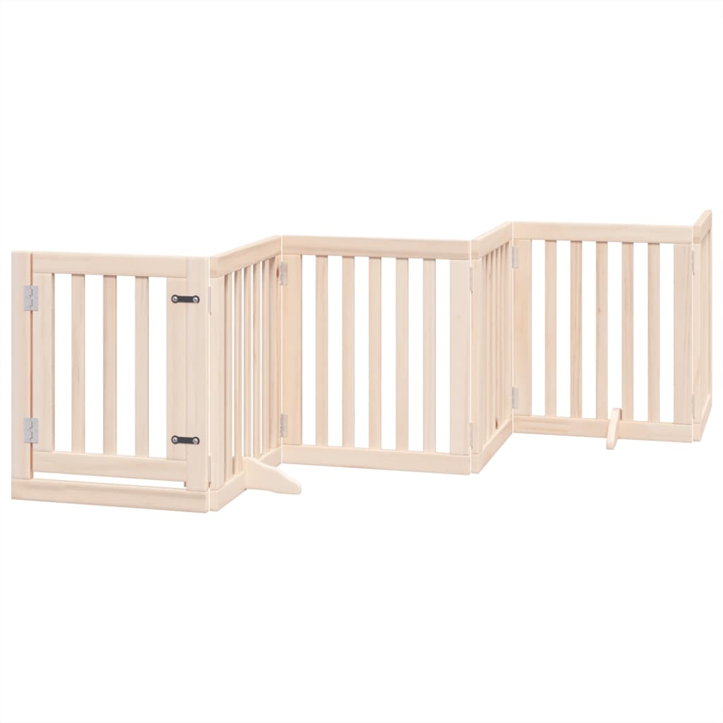 Hundegitter Faltbar 3 Paneele 150 cm Pappelholz