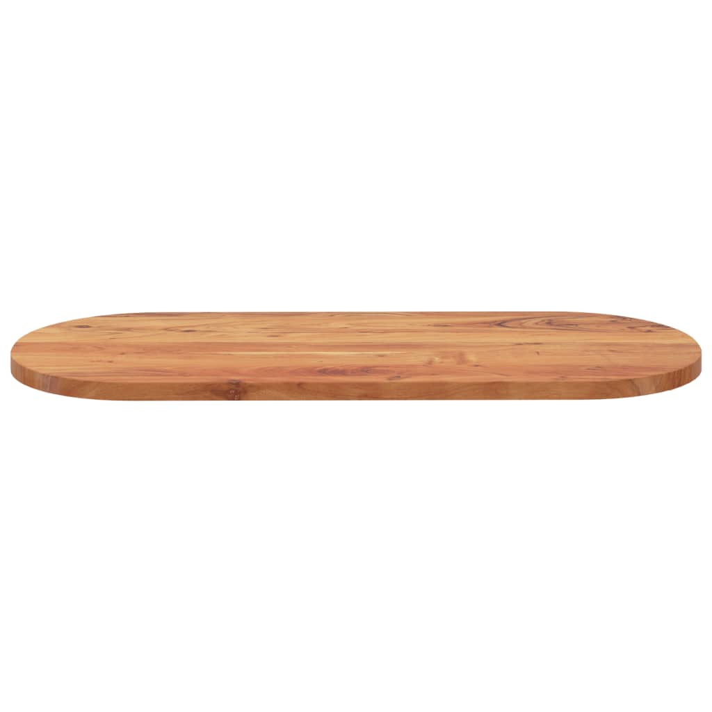 Tischplatte 110x40x2,5 cm Oval Massivholz Mango