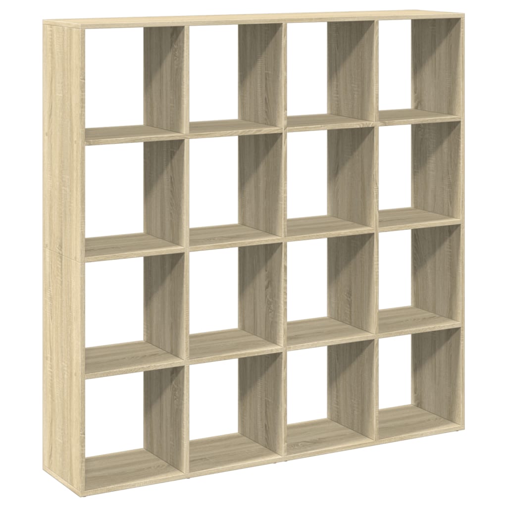 Bücherregal Weiß 137,5x29x137,5 cm Holzwerkstoff