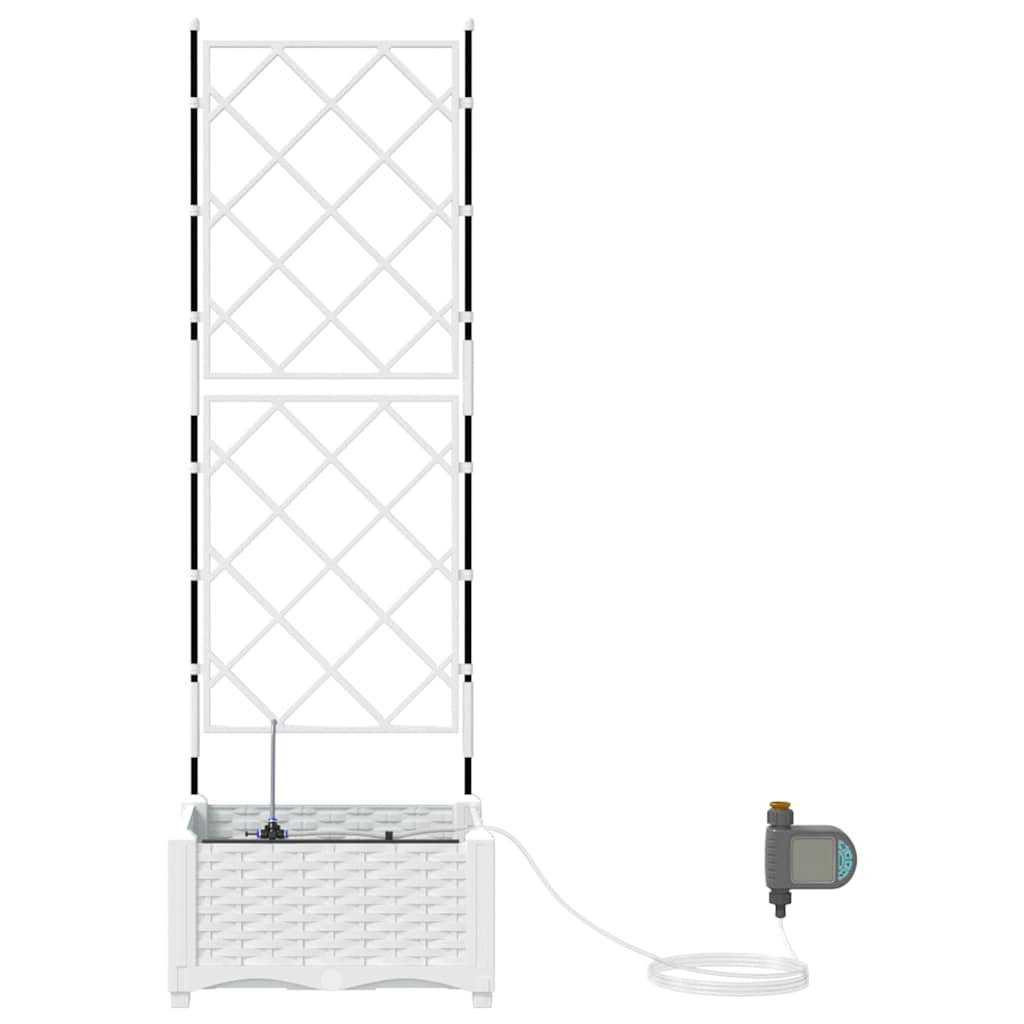 Garten-Pflanzgefäß 4 Stk. Braun 160 x 40 x 22 cm PP