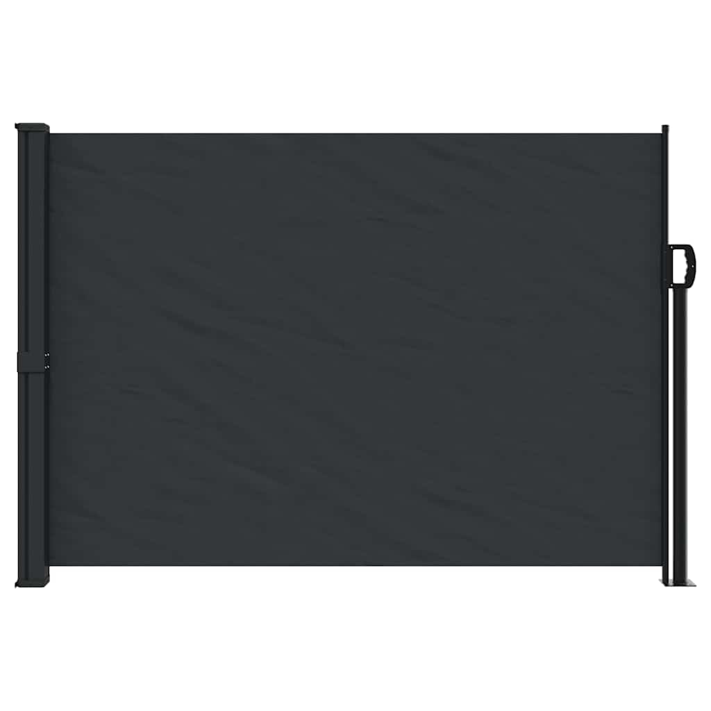 Seitenmarkise Ausziehbar Schwarz 100x300 cm