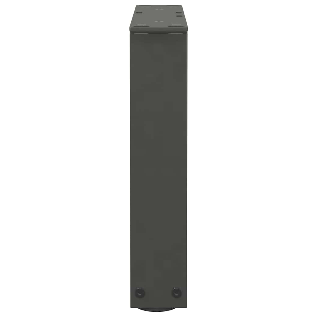 Couchtischbeine V-Form 2 Stück Schwarz 30x(30-31,3) cm Stahl
