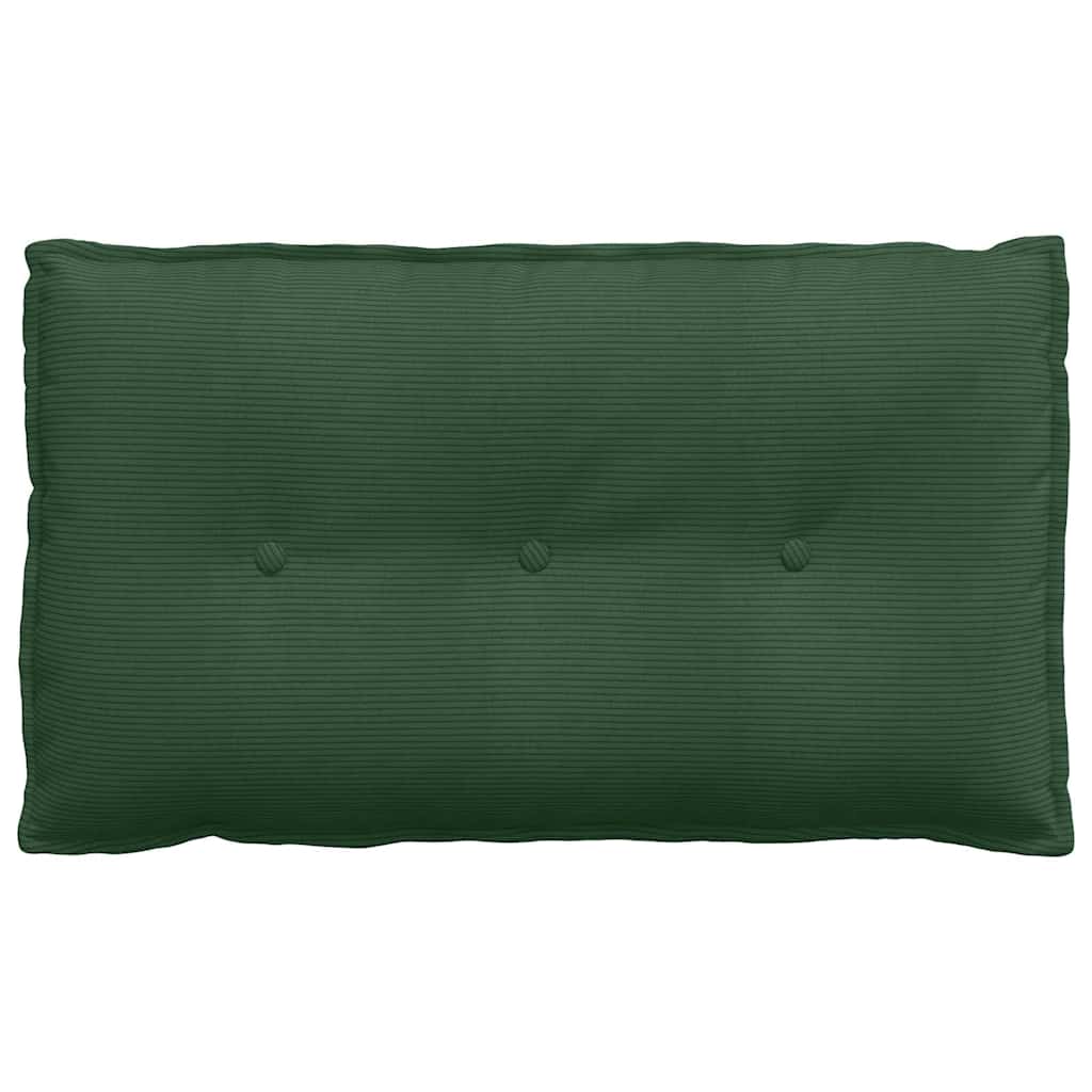 Rückenkissen Hellgrau 50 x 45 cm Cordstoff