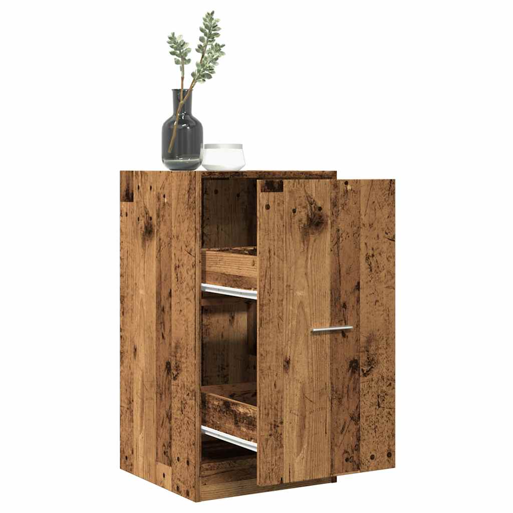 Apothekerschrank Weiß 30 x 41 x 174,5 cm Holzwerkstoff